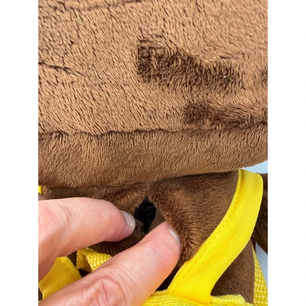 Fisher-Price Smart Toy Monkey Interactive Plush Brown DNV32 24 Cards Backpack